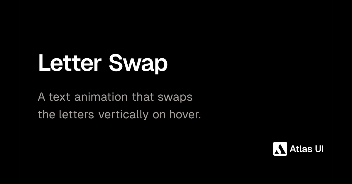 Letter Swap - Atlas UI